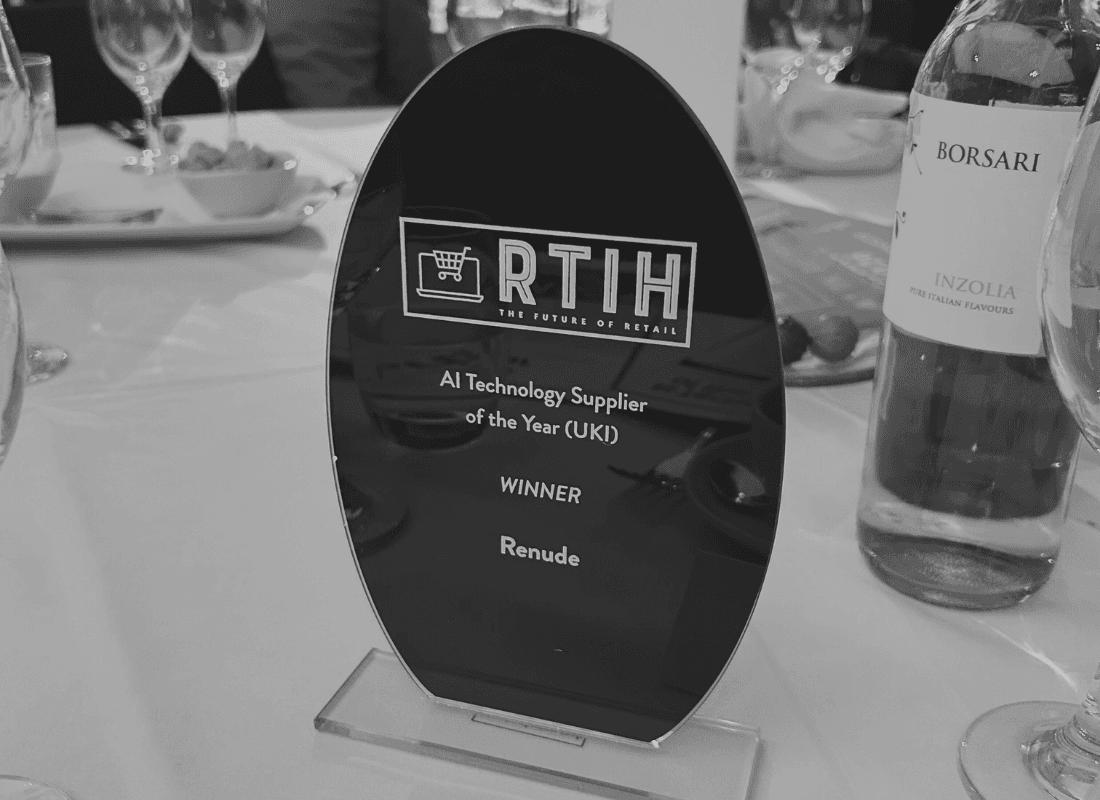 Renude wins AI Technology Supplier of the Year award